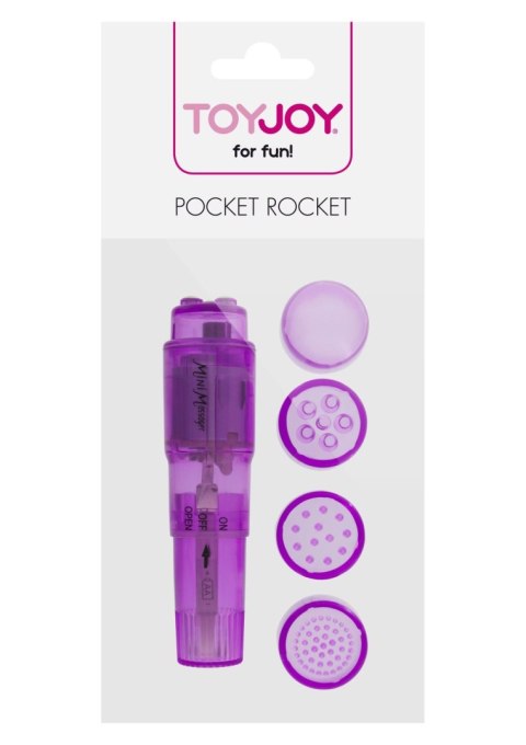 Mini stymulator łechtaczki masażer z nakładkami Mini stymulator łechtaczki masażer z nakładkami