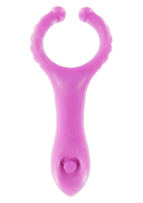 Pierścień-VIBRATING CLIT-STIM C-RING PURPLE Pierścień-VIBRATING CLIT-STIM C-RING PURPLE