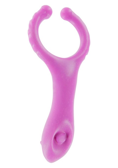 Pierścień-VIBRATING CLIT-STIM C-RING PURPLE Pierścień-VIBRATING CLIT-STIM C-RING PURPLE