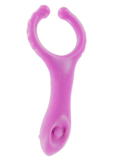 Pierścień-VIBRATING CLIT-STIM C-RING PURPLE Pierścień-VIBRATING CLIT-STIM C-RING PURPLE