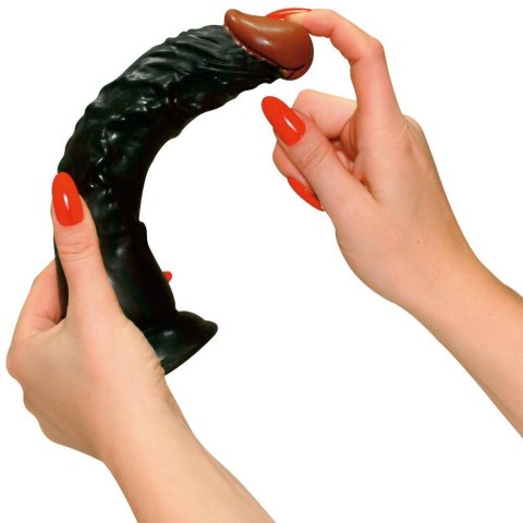 Dildo realistyczne czarne penis na przyssawce 23cm Dildo realistyczne czarne penis na przyssawce 23cm