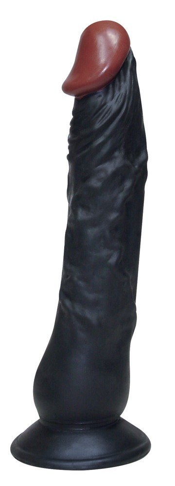 Dildo realistyczne czarne penis na przyssawce 23cm Dildo realistyczne czarne penis na przyssawce 23cm