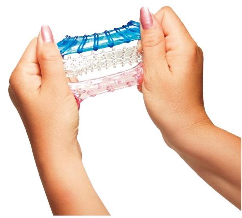 Komplet 3 sex nakładki na penisa palce stymulujące Komplet 3 sex nakładki na penisa palce stymulujące