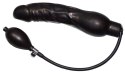 Nadmuchiwane żylaste dildo czarne gumowe Nadmuchiwane żylaste dildo czarne gumowe