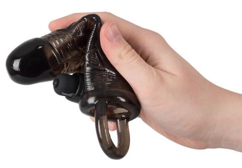 Nakładka na penisa przedłuża 2cm wibracje 10trybów Nakładka na penisa przedłuża 2cm wibracje 10trybów