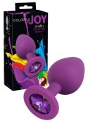 Silikonowy plug korek analny z kamyczkiem sex 7cm Silikonowy plug korek analny z kamyczkiem sex 7cm