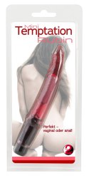 Wibrator do sexu analnego wąski cienki penis 16cm Wibrator do sexu analnego wąski cienki penis 16cm