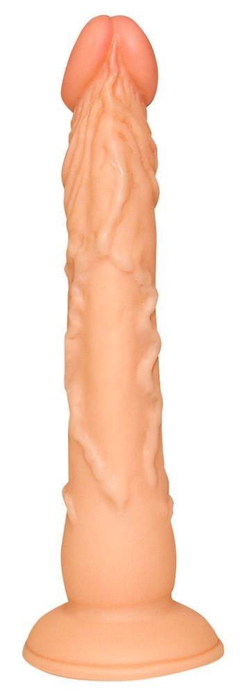 Dildo na przyssawce naturalny rozmiar wąskie 18cm Dildo na przyssawce naturalny rozmiar wąskie 18cm
