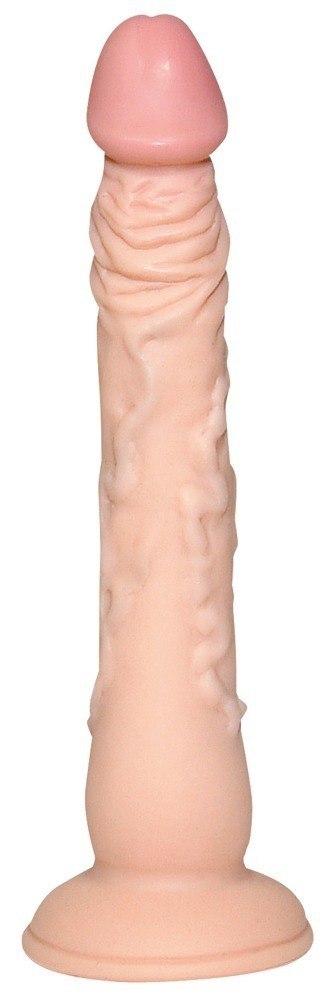 Dildo na przyssawce naturalny rozmiar wąskie 18cm Dildo na przyssawce naturalny rozmiar wąskie 18cm
