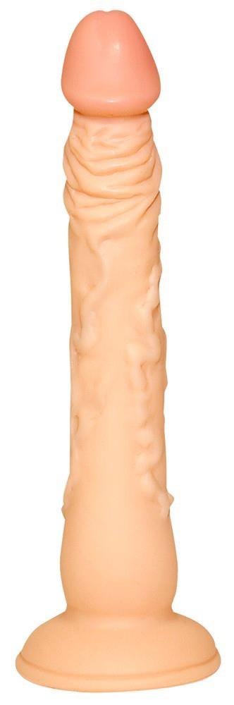 Dildo na przyssawce naturalny rozmiar wąskie 18cm Dildo na przyssawce naturalny rozmiar wąskie 18cm