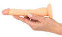 Dildo na przyssawce naturalny rozmiar wąskie 18cm Dildo na przyssawce naturalny rozmiar wąskie 18cm