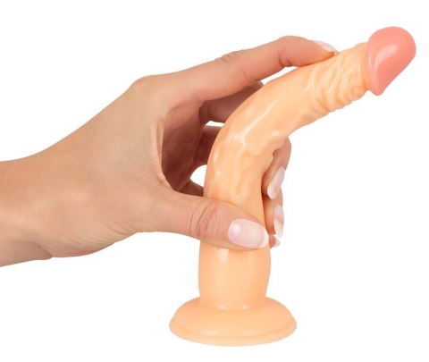 Dildo na przyssawce naturalny rozmiar wąskie 18cm Dildo na przyssawce naturalny rozmiar wąskie 18cm