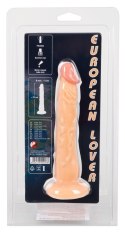 Dildo na przyssawce naturalny rozmiar wąskie 18cm Dildo na przyssawce naturalny rozmiar wąskie 18cm