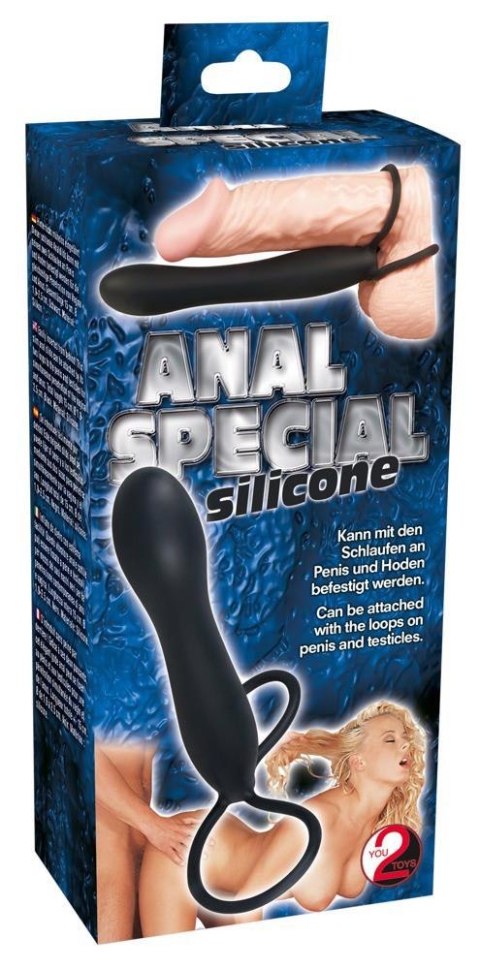 Dildo z pętlami na penisa jądra drugi członek 15cm Dildo z pętlami na penisa jądra drugi członek 15cm