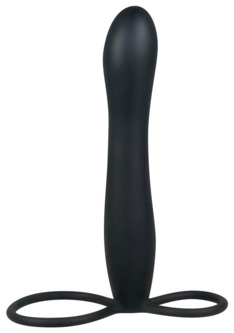 Dildo z pętlami na penisa jądra drugi członek 15cm Dildo z pętlami na penisa jądra drugi członek 15cm