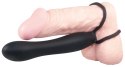 Dildo z pętlami na penisa jądra drugi członek 15cm