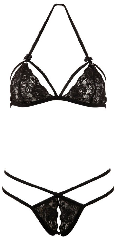 Lace Set black S Lace Set black S