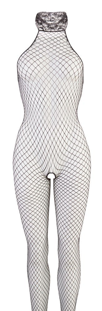 Podniecający bodystocking siatka rozcięty krok S/M Podniecający bodystocking siatka rozcięty krok S/M