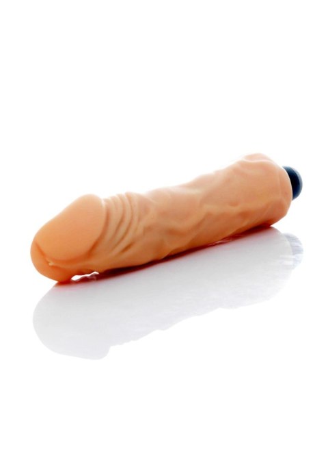 Realistyczny sex wibrator duży żyły cielisty 23 cm Realistyczny sex wibrator duży żyły cielisty 23 cm