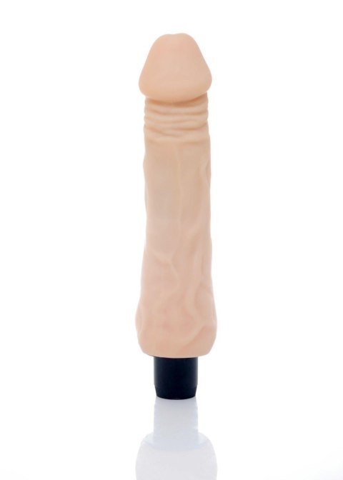 Realistyczny sex wibrator duży żyły cielisty 23 cm Realistyczny sex wibrator duży żyły cielisty 23 cm