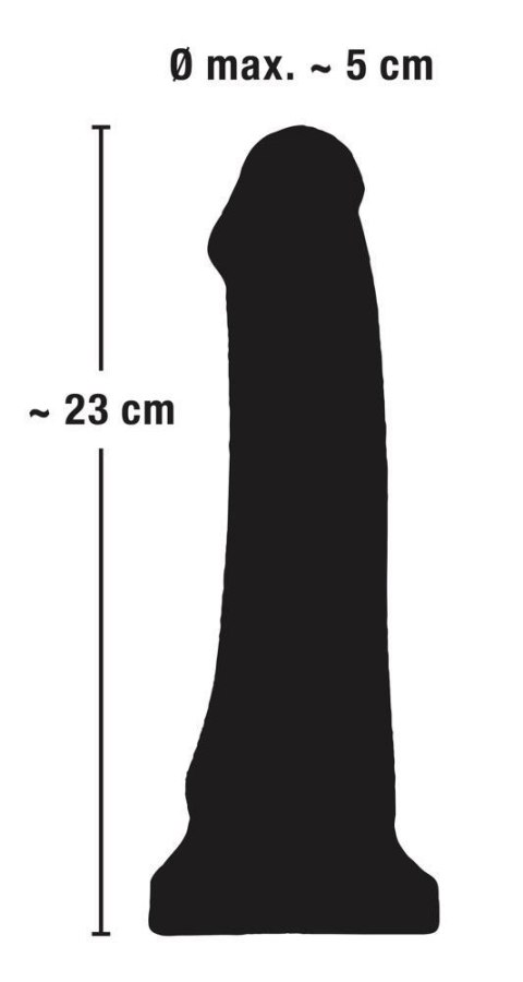 Realistyczny sterczący penis członek dildo 23cm Realistyczny sterczący penis członek dildo 23cm