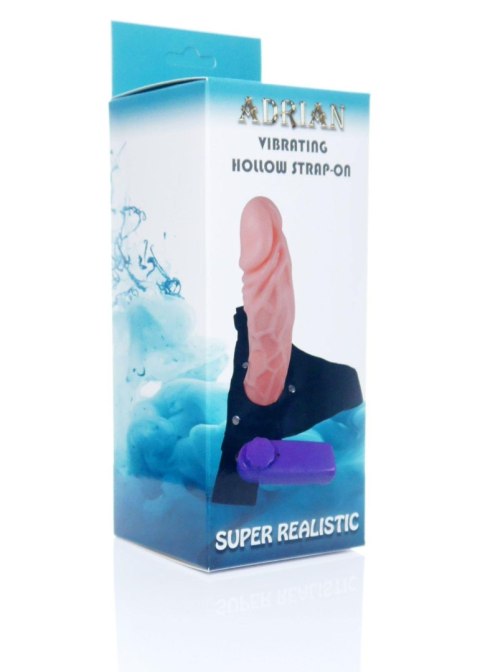 Strapon proteza penisa pusta dildo wibrator 16cm Strapon proteza penisa pusta dildo wibrator 16cm