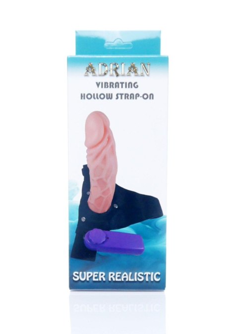 Strapon proteza penisa pusta dildo wibrator 16cm Strapon proteza penisa pusta dildo wibrator 16cm