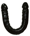 Wyginane elastyczne dildo podwójne realistyczne