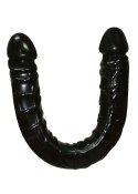 Wyginane elastyczne dildo podwójne realistyczne