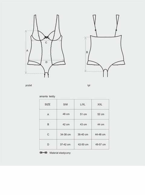 Body prześwitująca siateczka erotyka obsessive s/m Body prześwitująca siateczka erotyka obsessive s/m