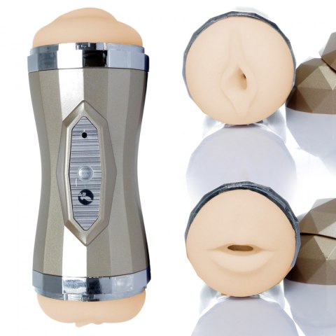 Podwójny masturbator pochwa i usta 35 funkcji usb Podwójny masturbator pochwa i usta 35 funkcji usb