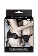 Uprząż do strap-on czarny dwa pierścienie skóra Uprząż do strap-on czarny dwa pierścienie skóra