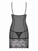 Czarna sex koszulka komplet stringi obsessive s/m Czarna sex koszulka komplet stringi obsessive s/m