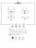 Wycięte body odsłaniające ciało sex obsessive l/xl Wycięte body odsłaniające ciało sex obsessive l/xl