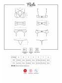 Biustonosz pas stringi sex komplet obsessive s/m Biustonosz pas stringi sex komplet obsessive s/m