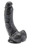 Dildo czarne realistyczny penis przyssawka 20cm Dildo czarne realistyczny penis przyssawka 20cm