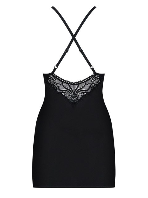 Komplet czarna koszulka sex stringi 828-che-1 l/xl Komplet czarna koszulka sex stringi 828-che-1 l/xl