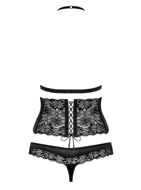 Komplet koronka stanik pas stringi obsessive lxl Komplet koronka stanik pas stringi obsessive lxl