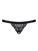 Stringi z wyciętym otwartym krokiem obsessive l/xl