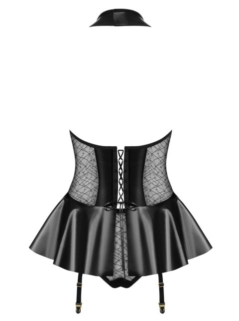 Gorset ze spódniczką figi komplet obsessive l/xl Gorset ze spódniczką figi komplet obsessive l/xl