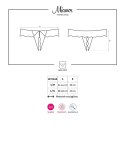 Otwarte w kroku erotyczne sex stringi Miamor S/M Otwarte w kroku erotyczne sex stringi Miamor S/M