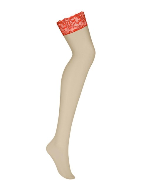 Podniecające czerwone sex pończochy obsessive l/xl Podniecające czerwone sex pończochy obsessive l/xl