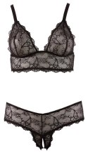Bra and String black XL