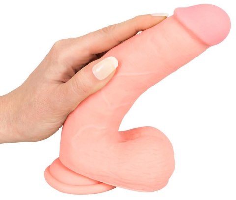 Duże grube dildo jak żywy penis na przyssawce 20cm Duże grube dildo jak żywy penis na przyssawce 20cm