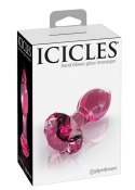 Gładki śliski korek analny ze szkła zatyczka 9cm Gładki śliski korek analny ze szkła zatyczka 9cm