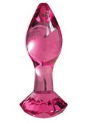 Gładki śliski korek analny ze szkła zatyczka 9cm Gładki śliski korek analny ze szkła zatyczka 9cm