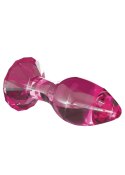 Gładki śliski korek analny ze szkła zatyczka 9cm Gładki śliski korek analny ze szkła zatyczka 9cm