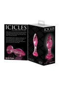 Gładki śliski korek analny ze szkła zatyczka 9cm Gładki śliski korek analny ze szkła zatyczka 9cm