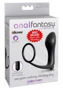 Plug-ASS GASM COCKRING PLUG BLACK