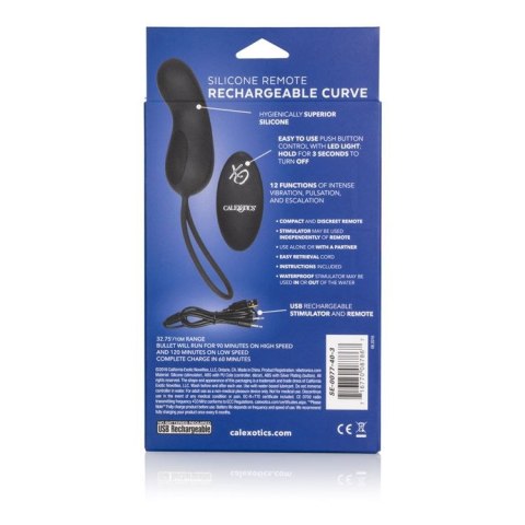 Jajko/wibr-REMOTE RECHARGEABLE CURVE BLACK Jajko/wibr-REMOTE RECHARGEABLE CURVE BLACK
